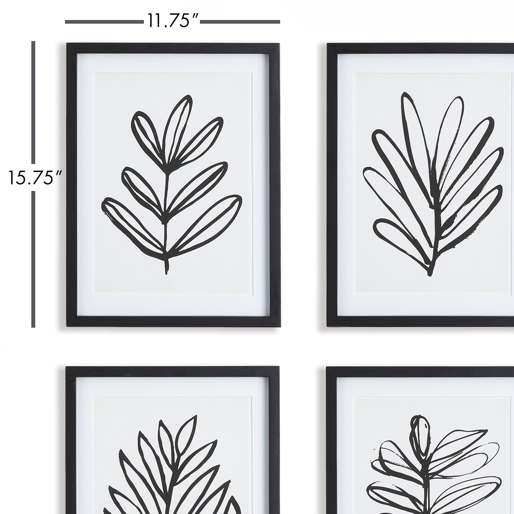 Folio Verde Prints, Set of 4