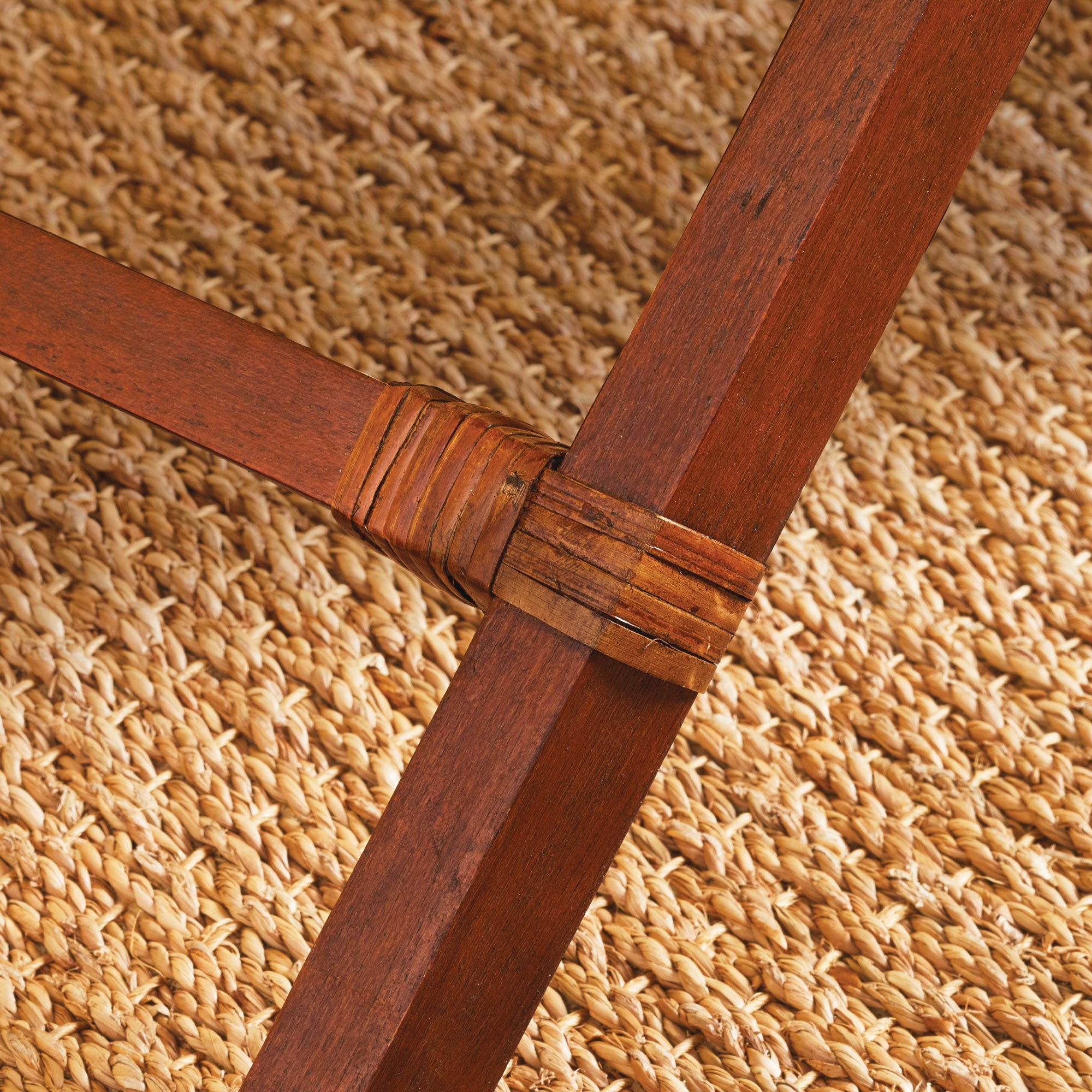 Zoe Rattan Butler Tray Table