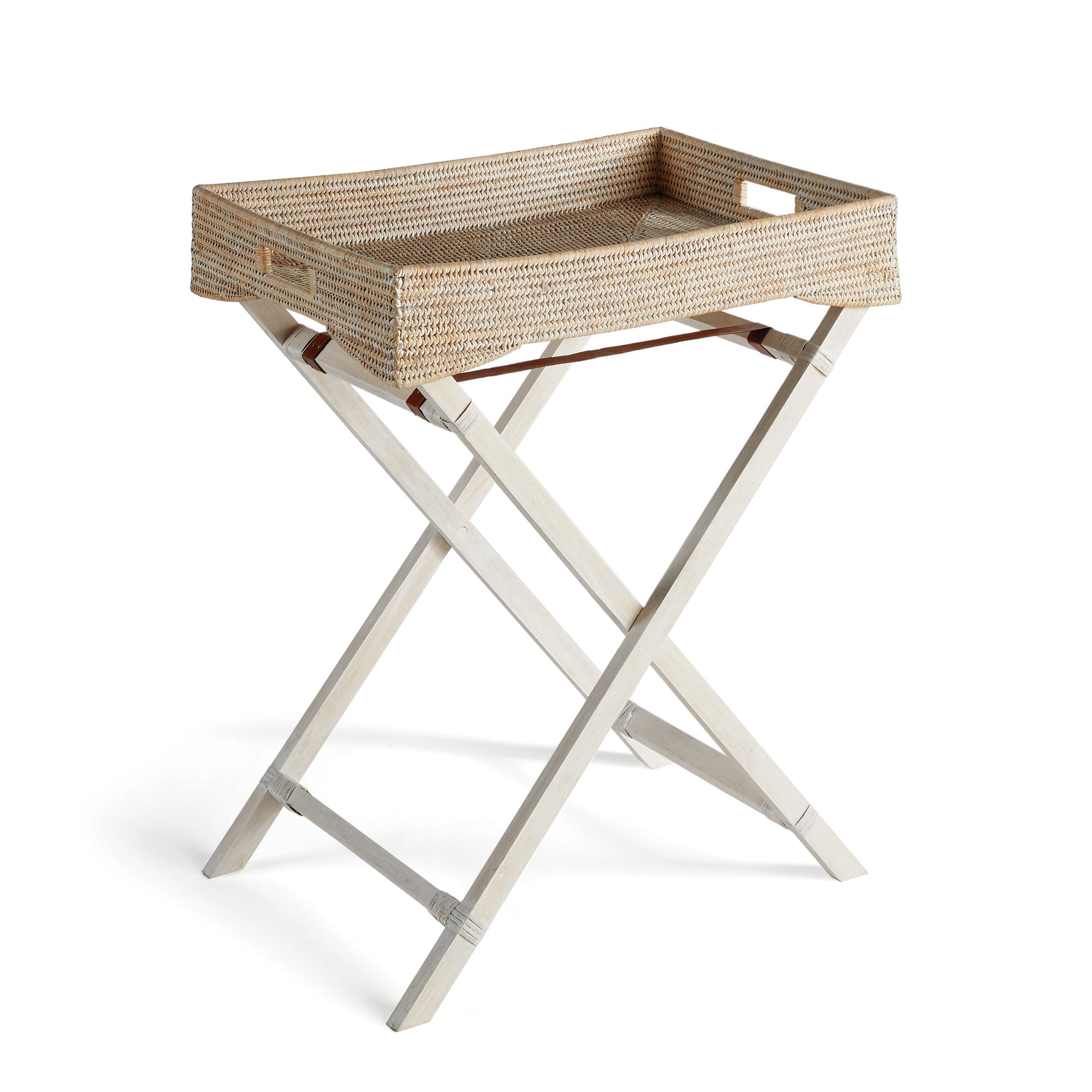 Zoe Rattan Butler Tray Table