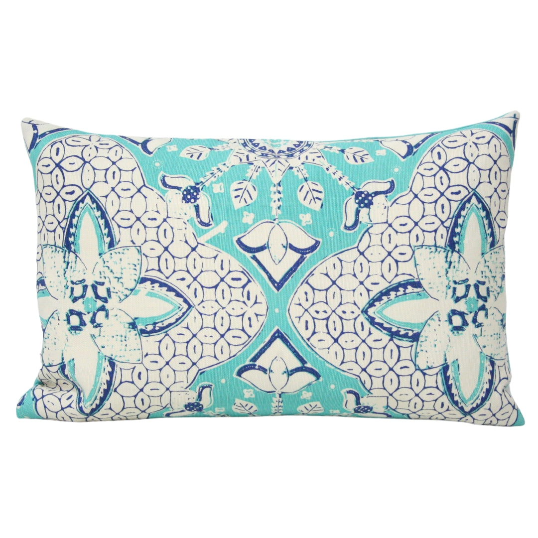 New Batik Turquoise and Navy (Last Chance)