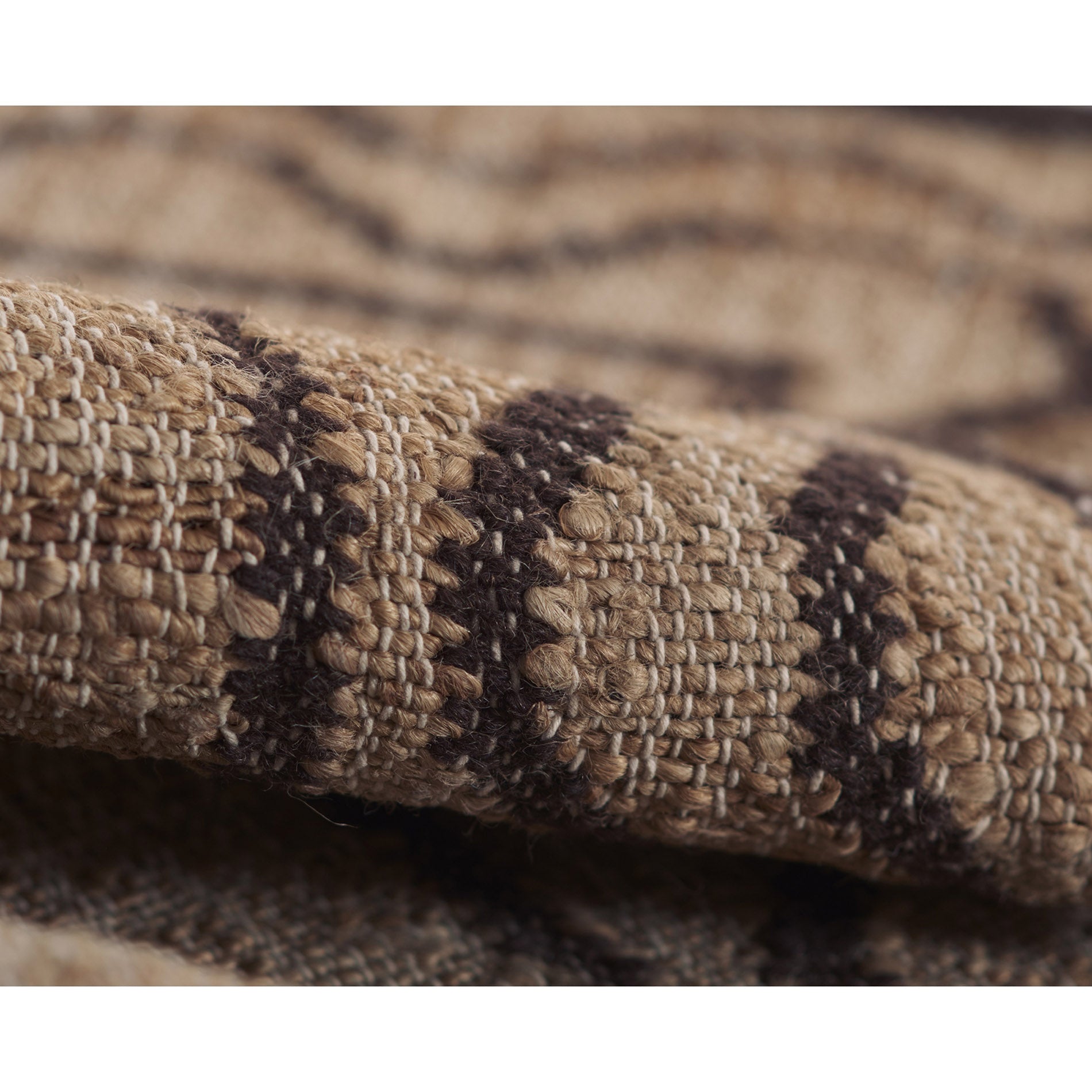 Erin Gates by Momeni Orchard Ripple Brown Hand Woven Wool and Jute Area Rug