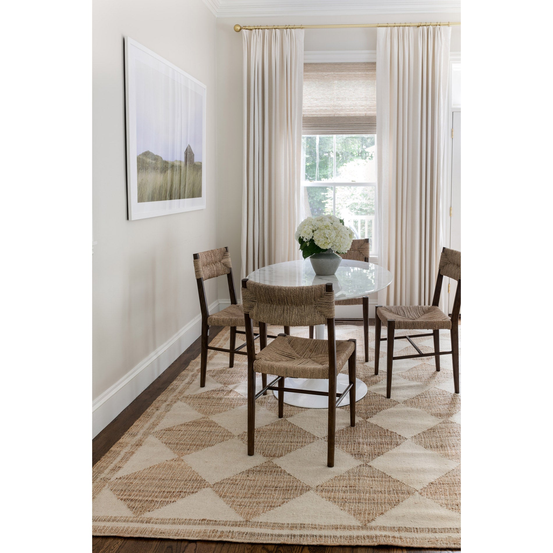 Erin Gates by Momeni Orchard Court Ivory Hand Woven Wool and Jute Area Rug