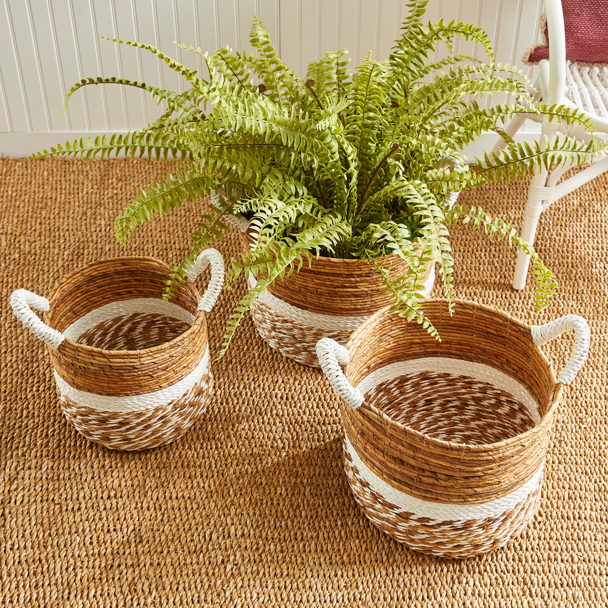 Veyron Largo Round Baskets, Set of 3