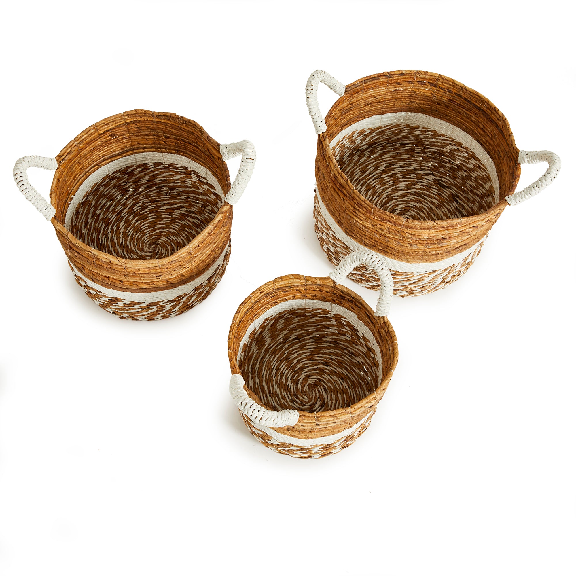 Veyron Largo Round Baskets, Set of 3