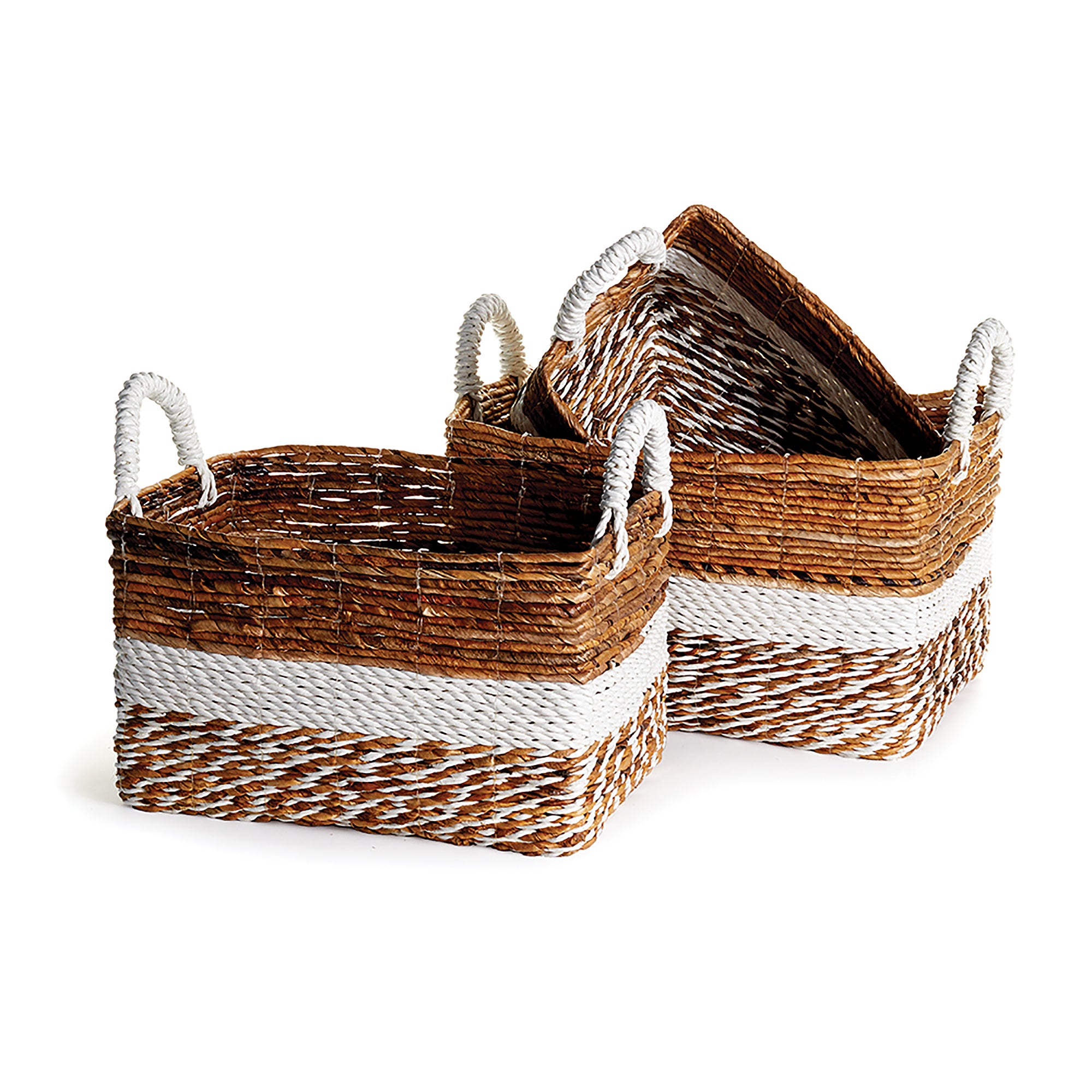 Veyron Largo Rectangular Baskets, Set of 3