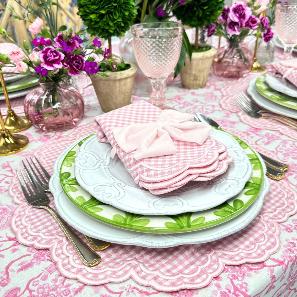 Bettina Placemat - Pink Gingham (Set of 4)