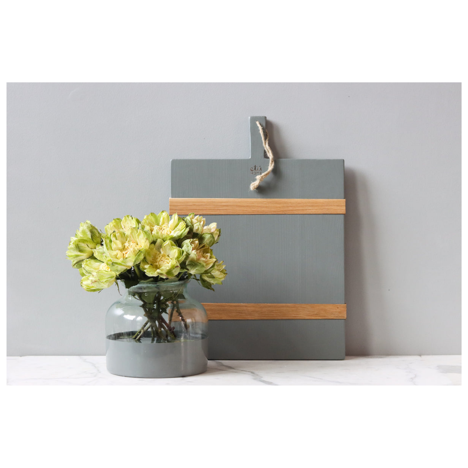 Grey Rectangle Mod Charcuterie Board, Medium