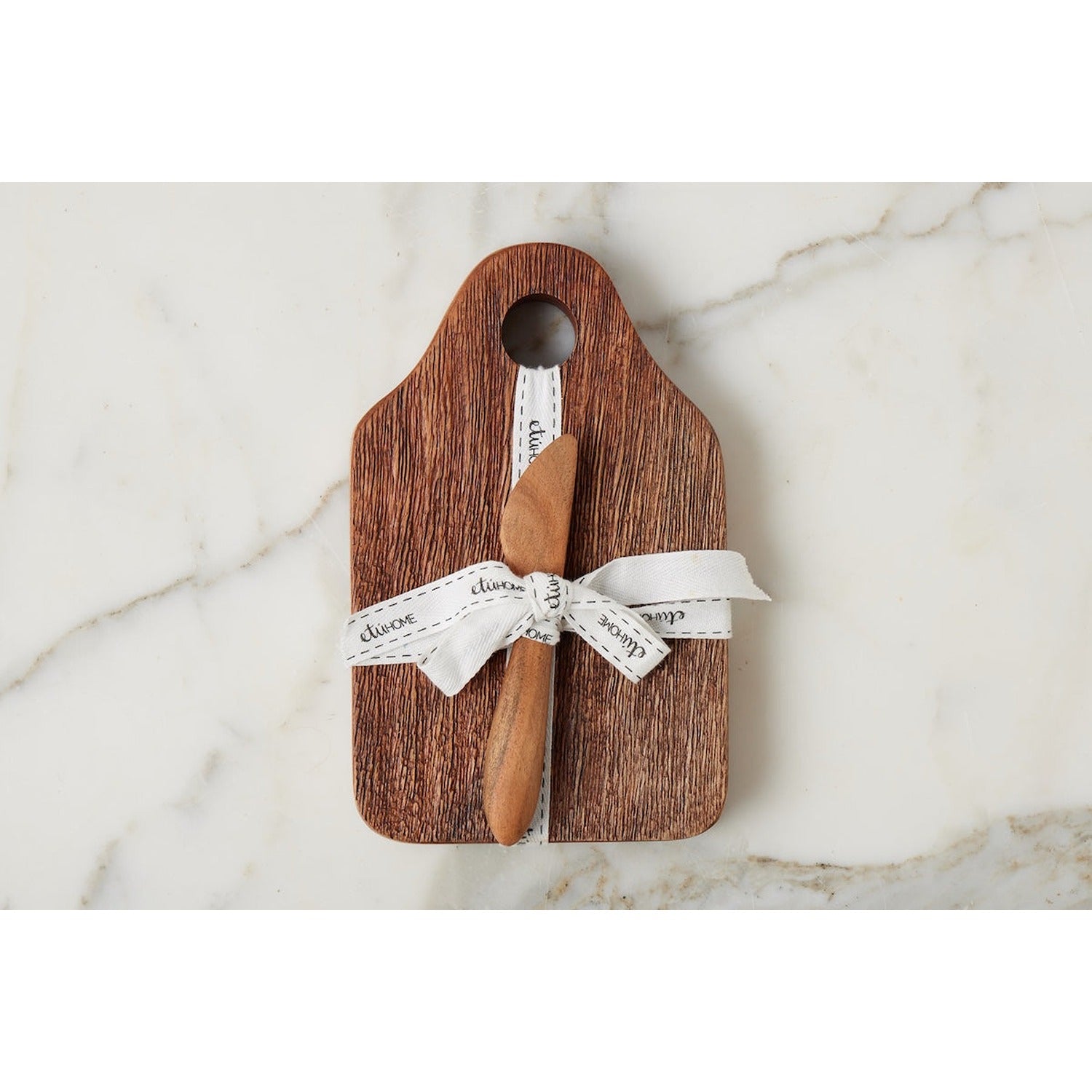 Dutch Cheese Board with Spreader, Small, Natural