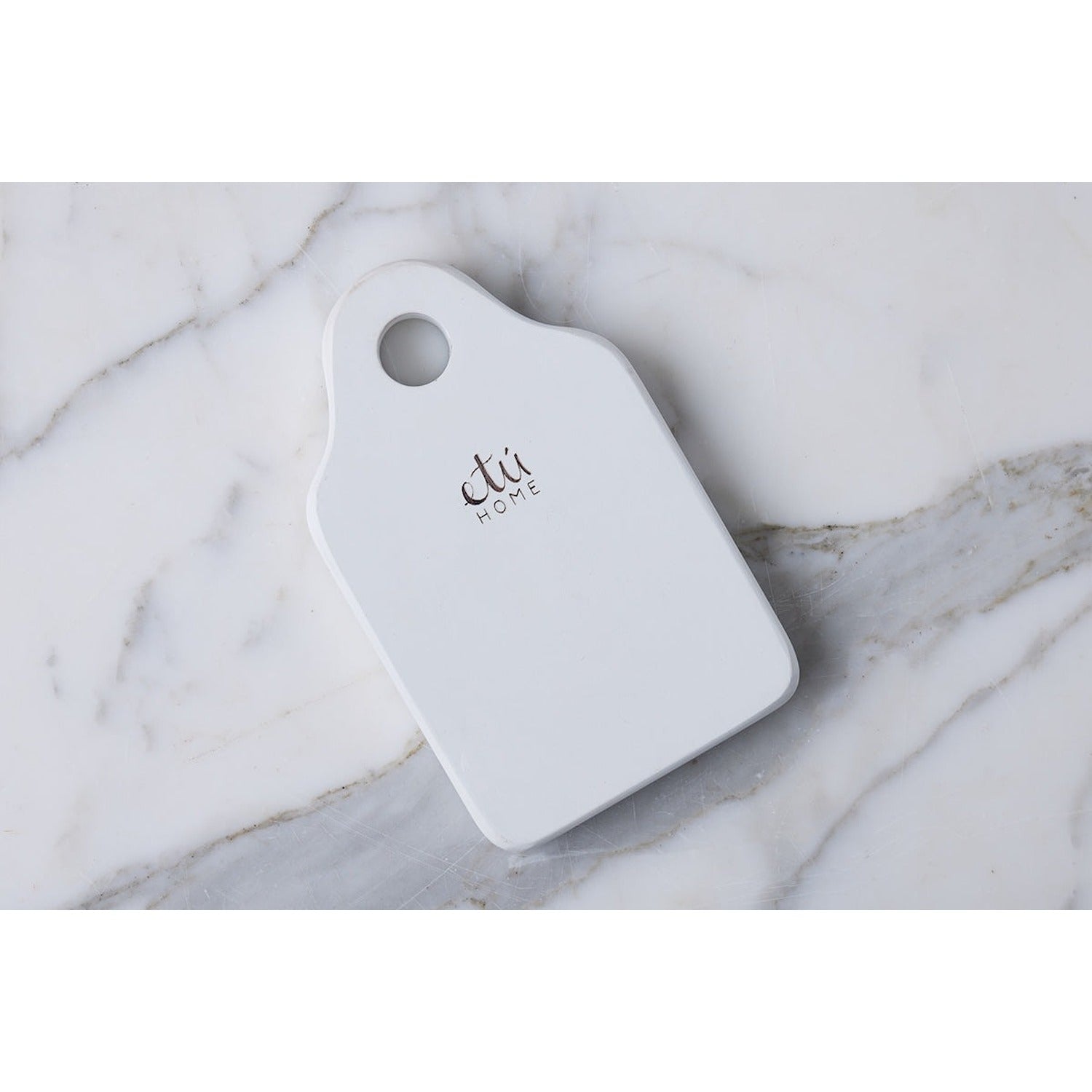 Dutch Cheese Board with Spreader, Small, White