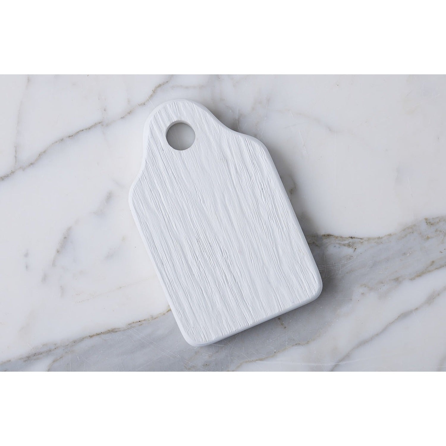 Dutch Cheese Board with Spreader, Small, White