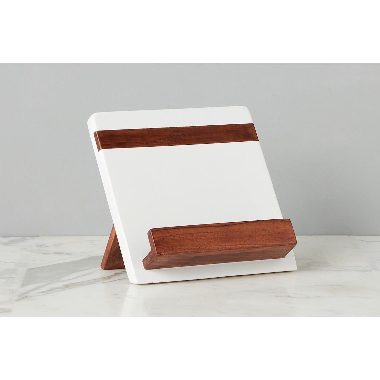 Modern iPad / Cookbook Holder, White
