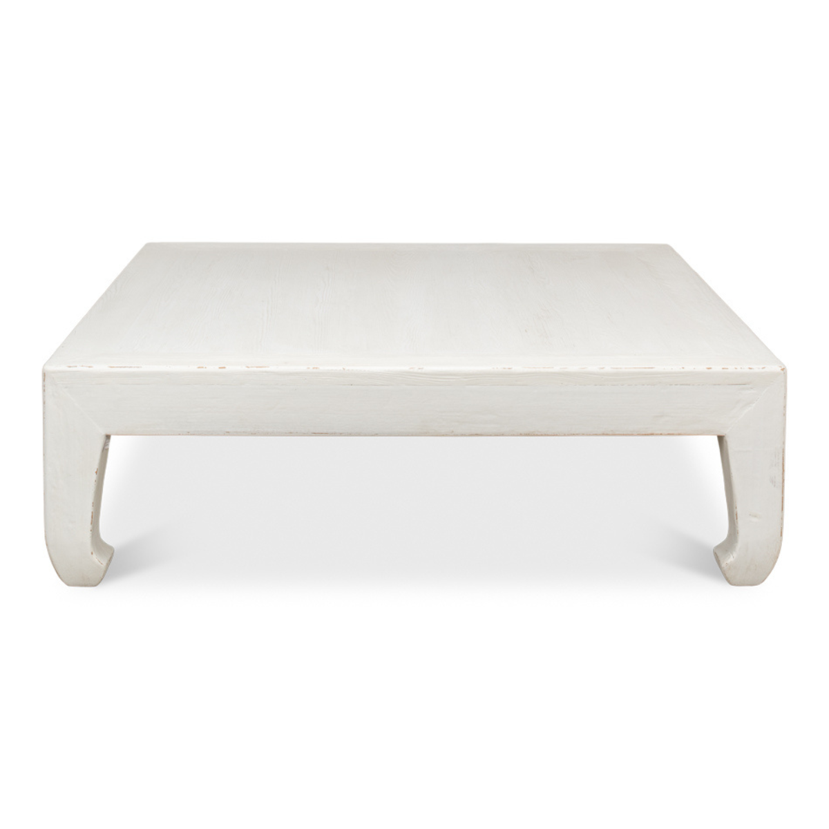 Classic Chinese Coffee Table  White 57"