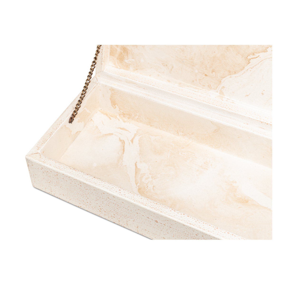 Gatsburg Shagreen Box - Osprey White (Set of 2)