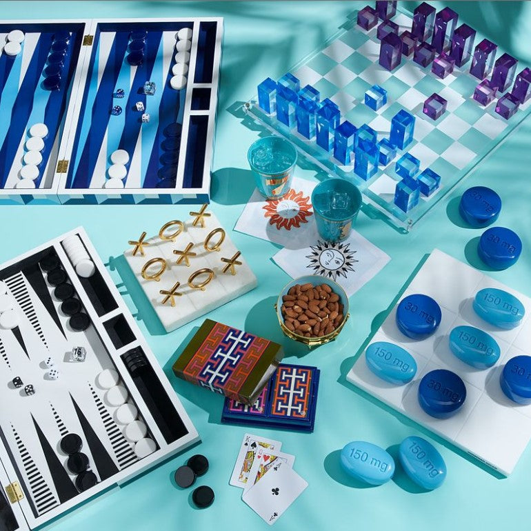 Op Art Backgammon Set
