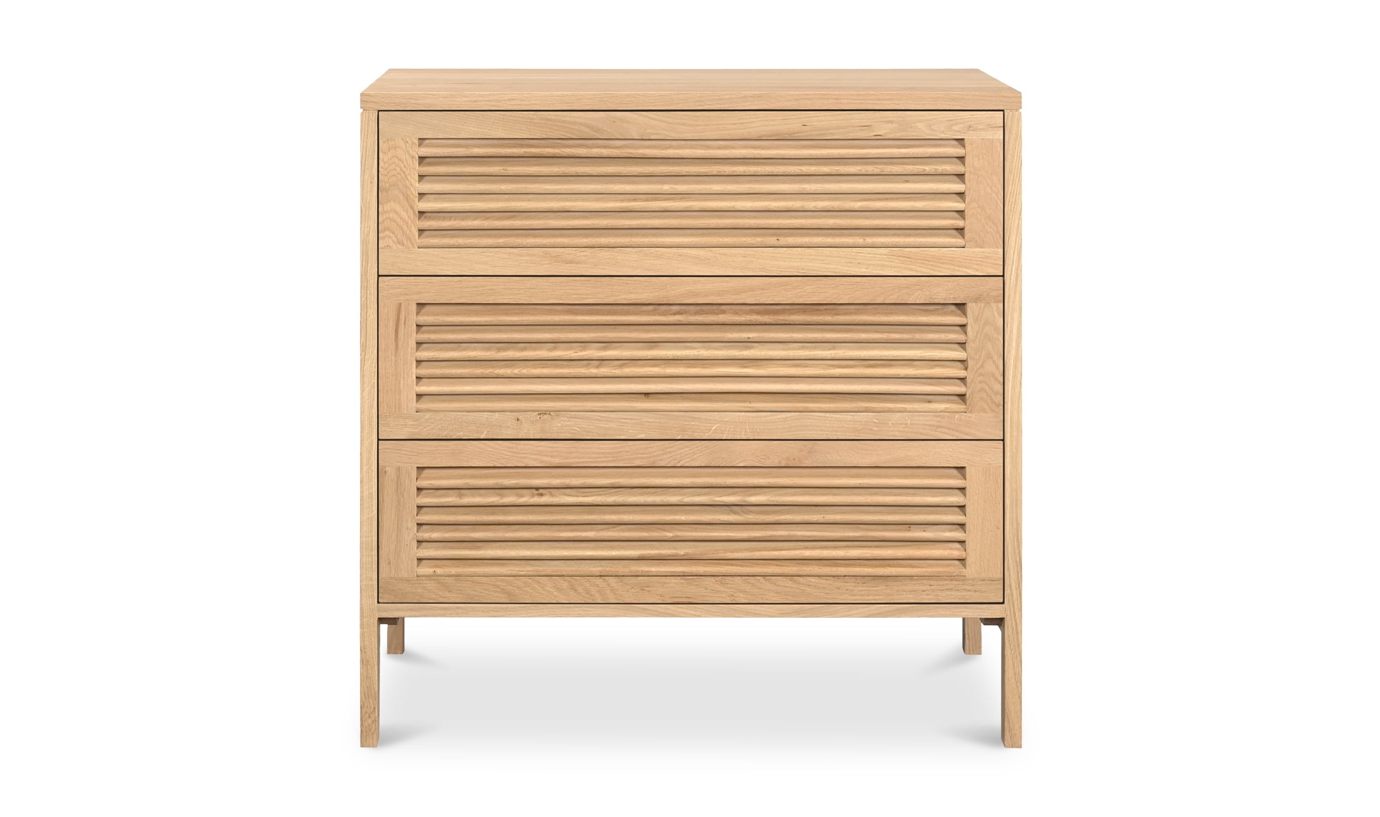 Arla 3 Drawer Nightstand Natural