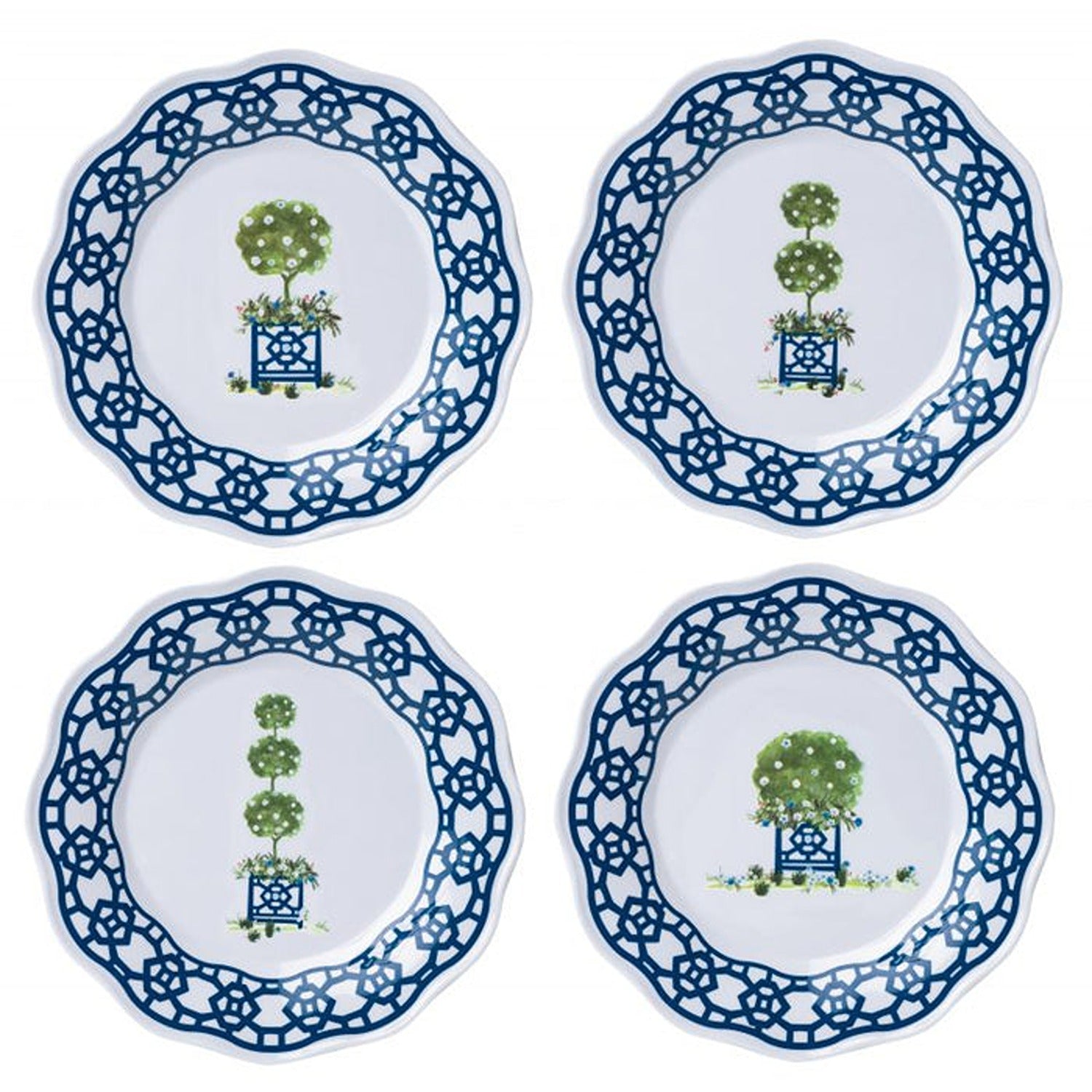 Trellis And Topiary Melamine Dinnerware Collection
