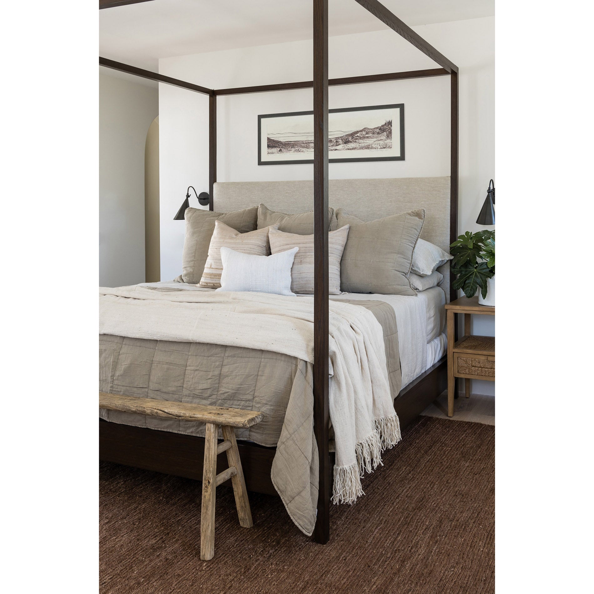 Pure Salt Torquay Soumak Walnut Rug