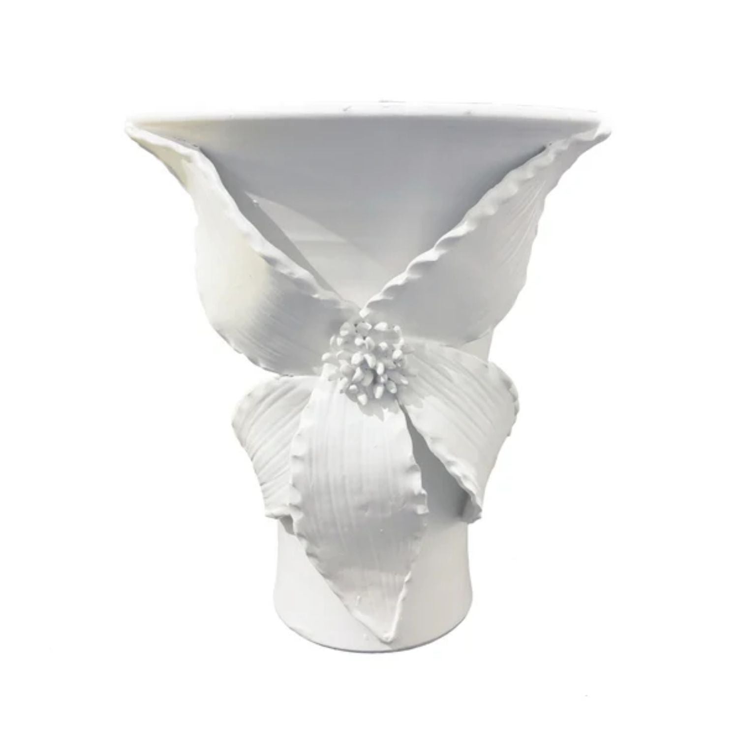 Catalina Flower Vase, Matte White