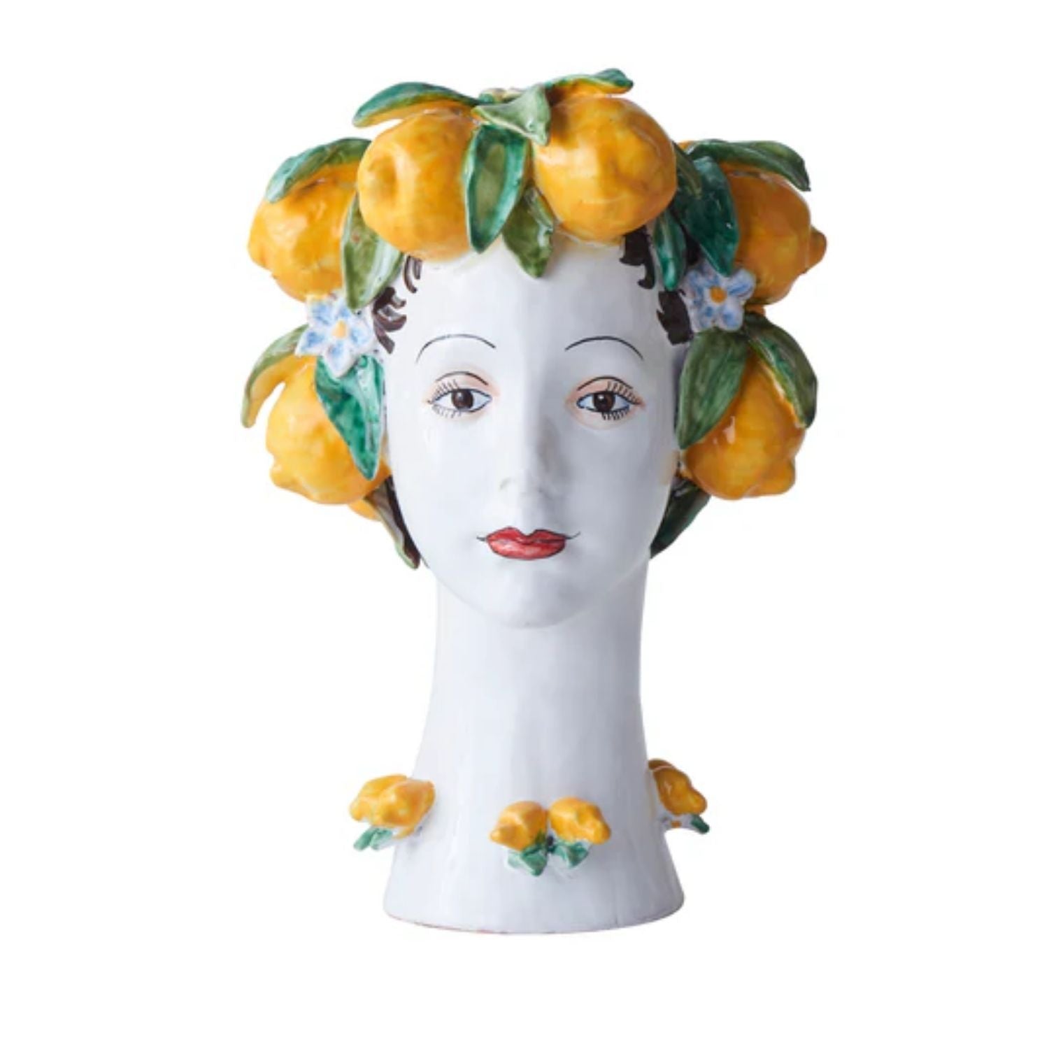 HEAD CERAMIC W/ LEMON DECOR