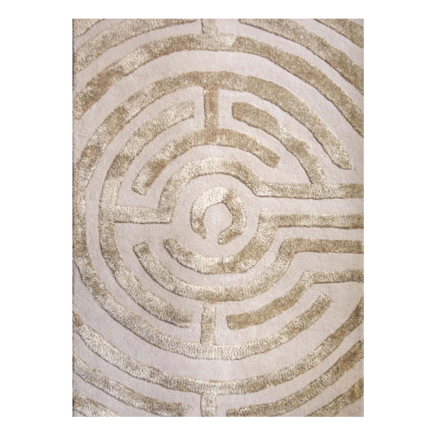 Lucca Hand-Tufted Maze Rug