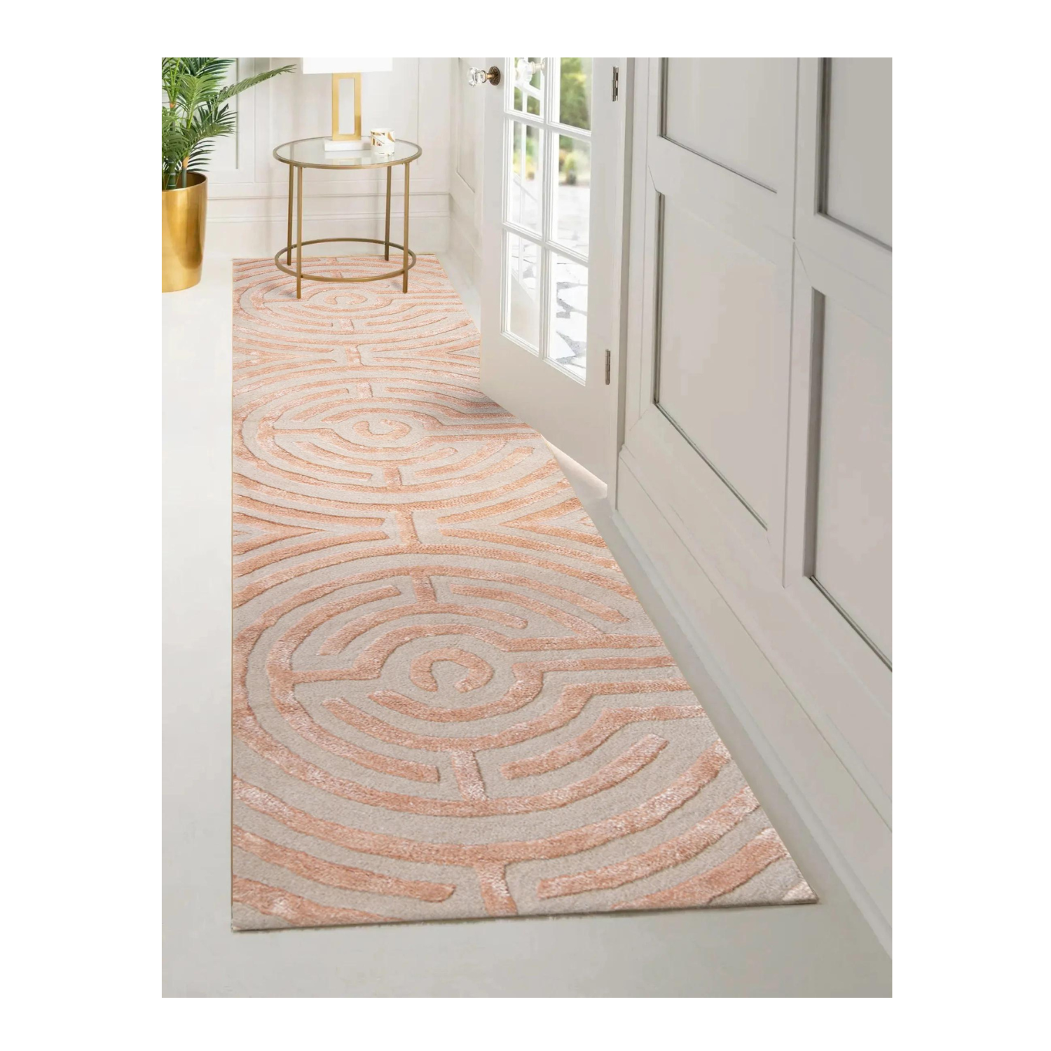 Lucca Hand-Tufted Maze Rug