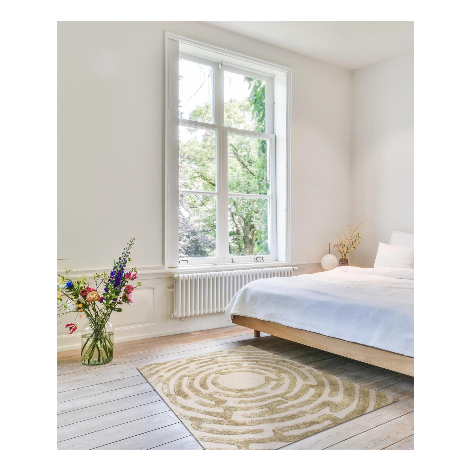 Amiens Hand-Tufted Maze Rug