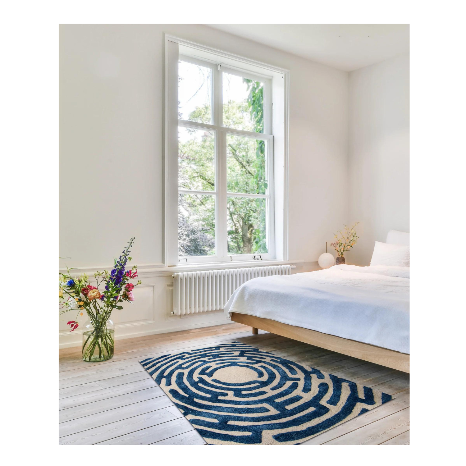 Amiens Hand-Tufted Maze Rug