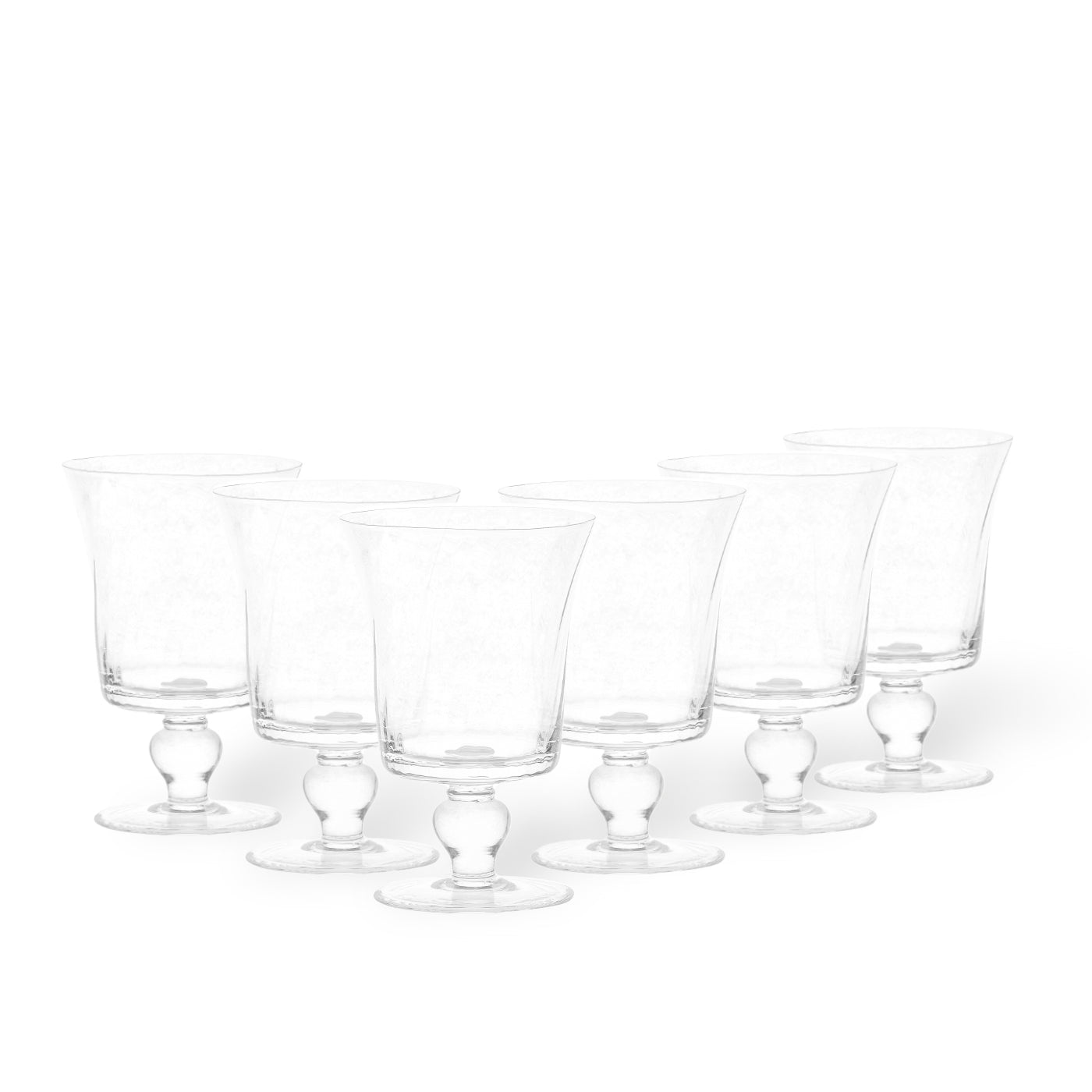 Set 6 Red Wine Glasses Espiral