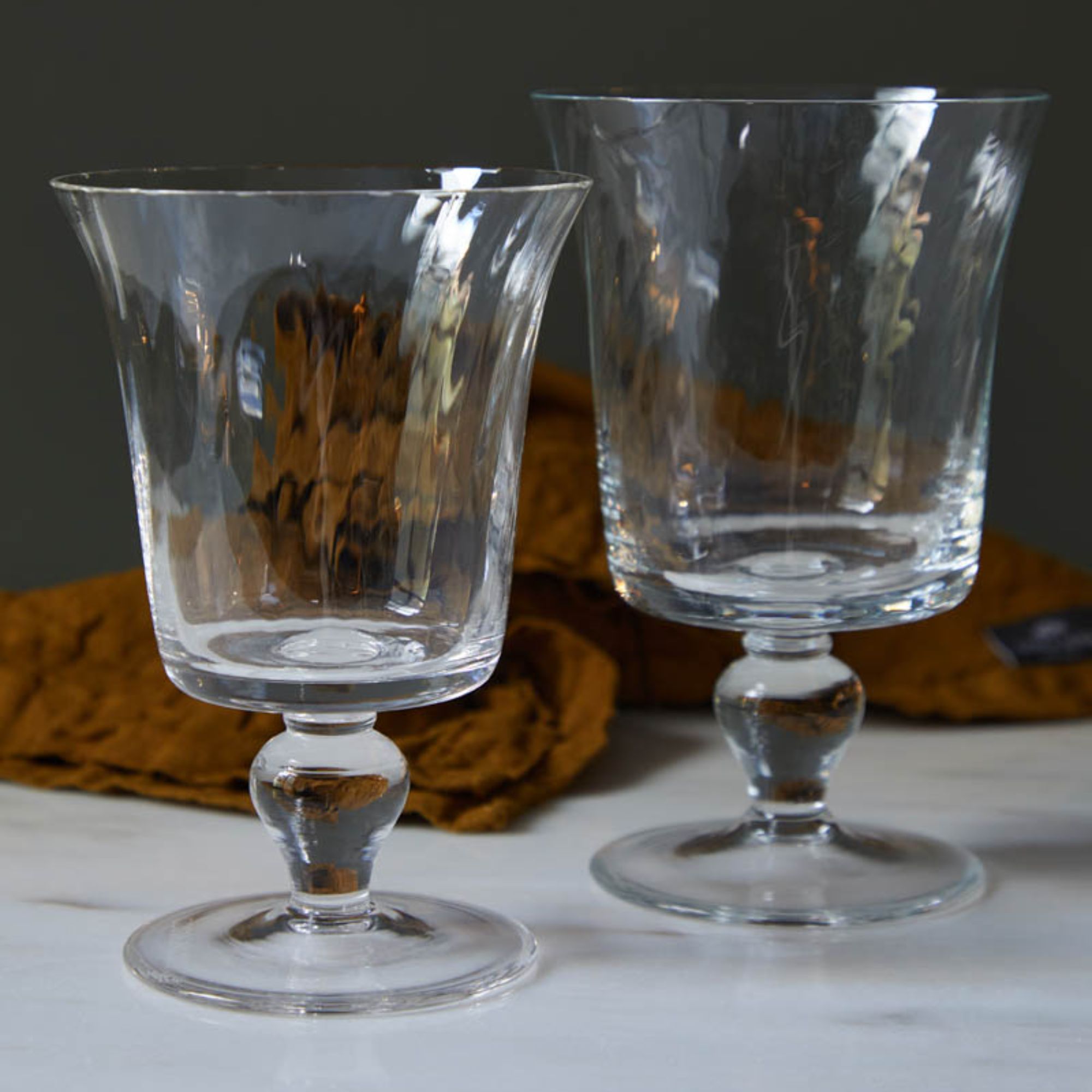 Set 6 Red Wine Glasses Espiral