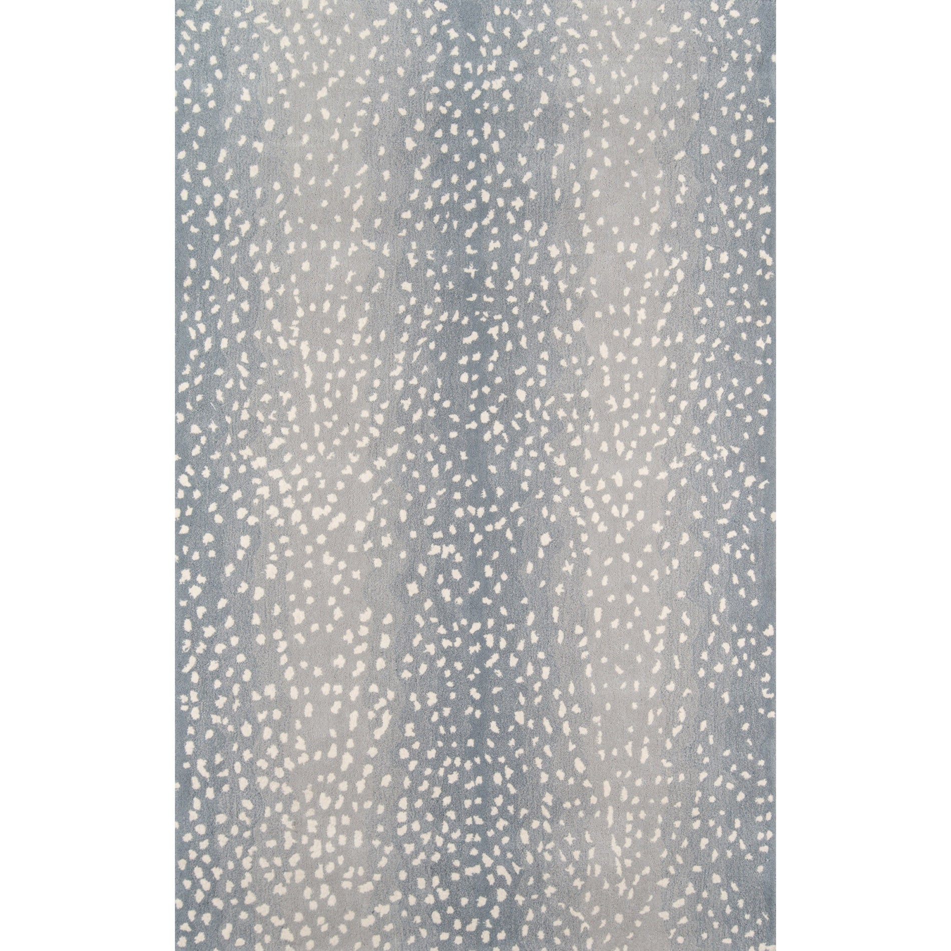 Erin Gates by Momeni Woodland Antelope Blue Hand Tufted Wool Area Rug