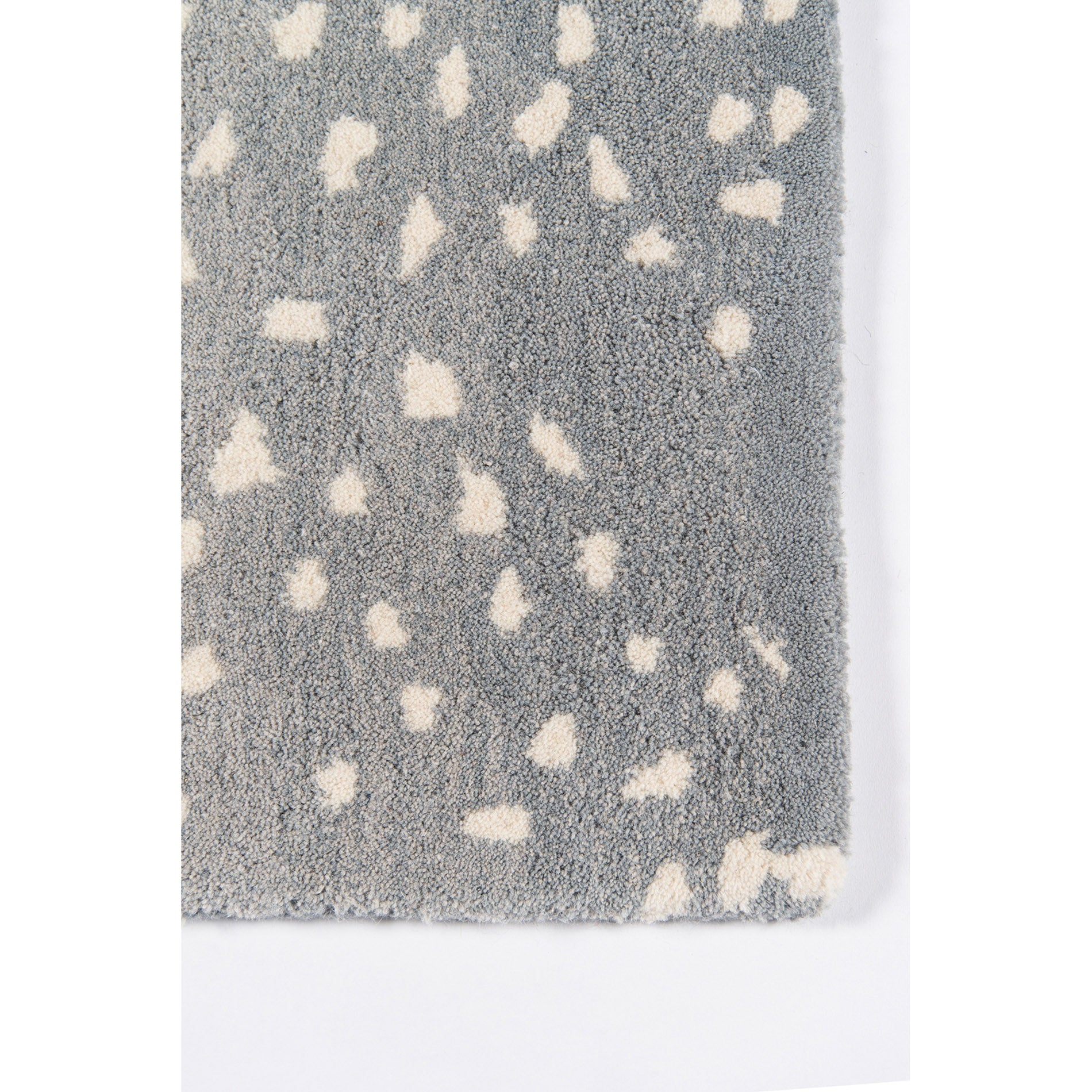 Erin Gates by Momeni Woodland Antelope Blue Hand Tufted Wool Area Rug