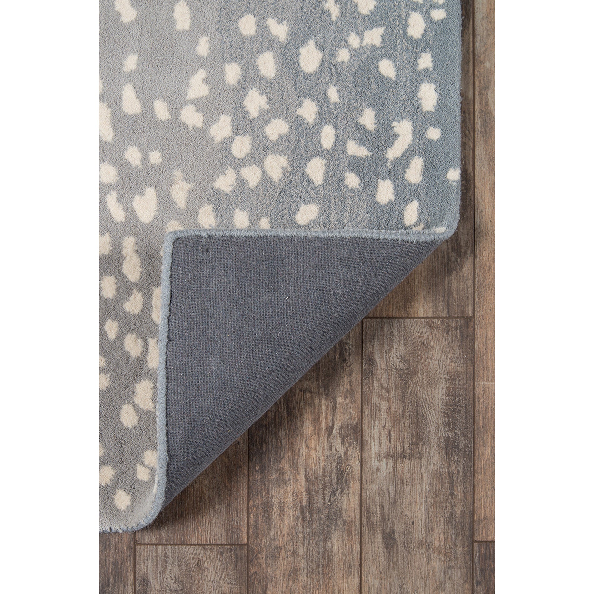 Erin Gates by Momeni Woodland Antelope Blue Hand Tufted Wool Area Rug