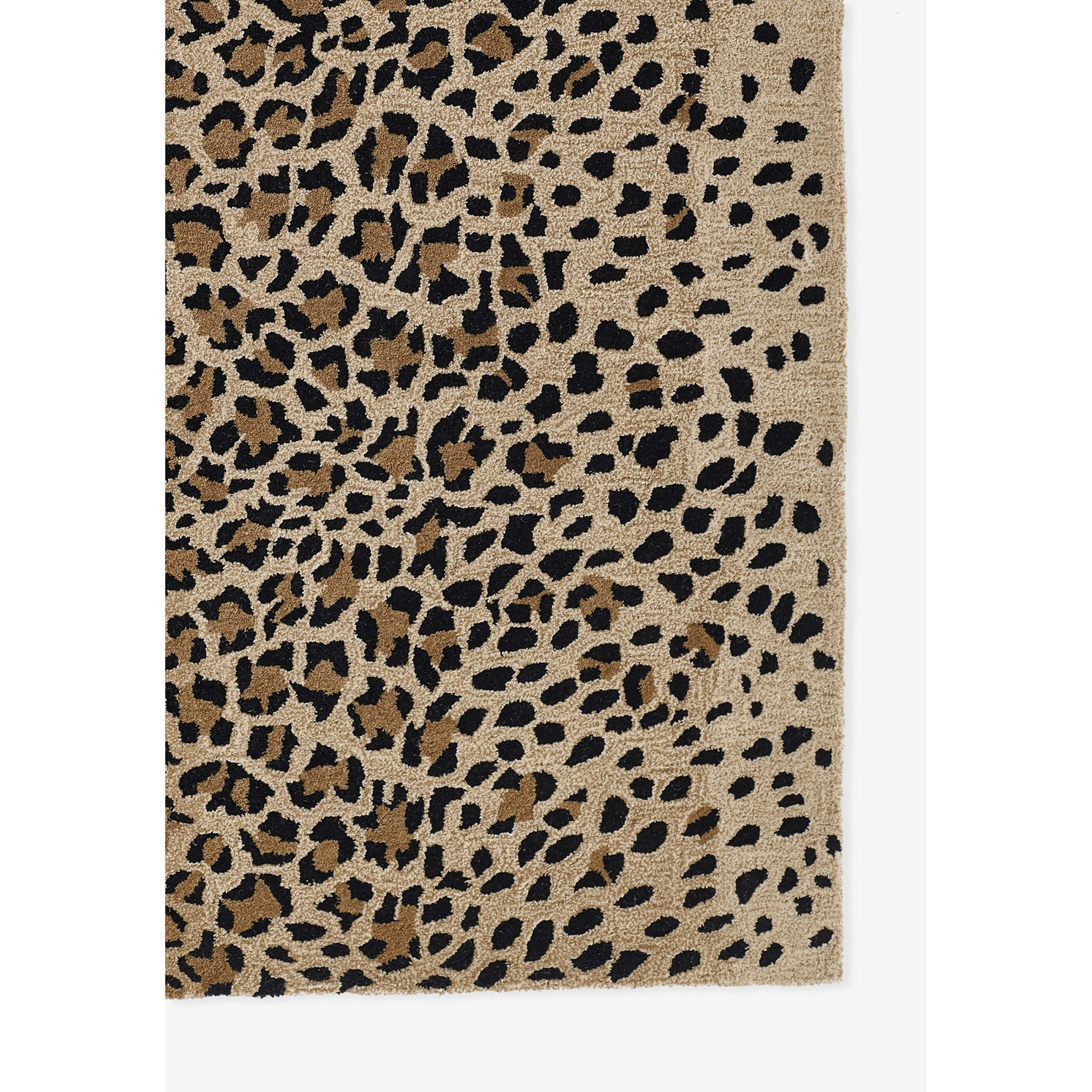 Erin Gates by Momeni Woodland Leopard Beige Hand Tufted Wool Area Rug