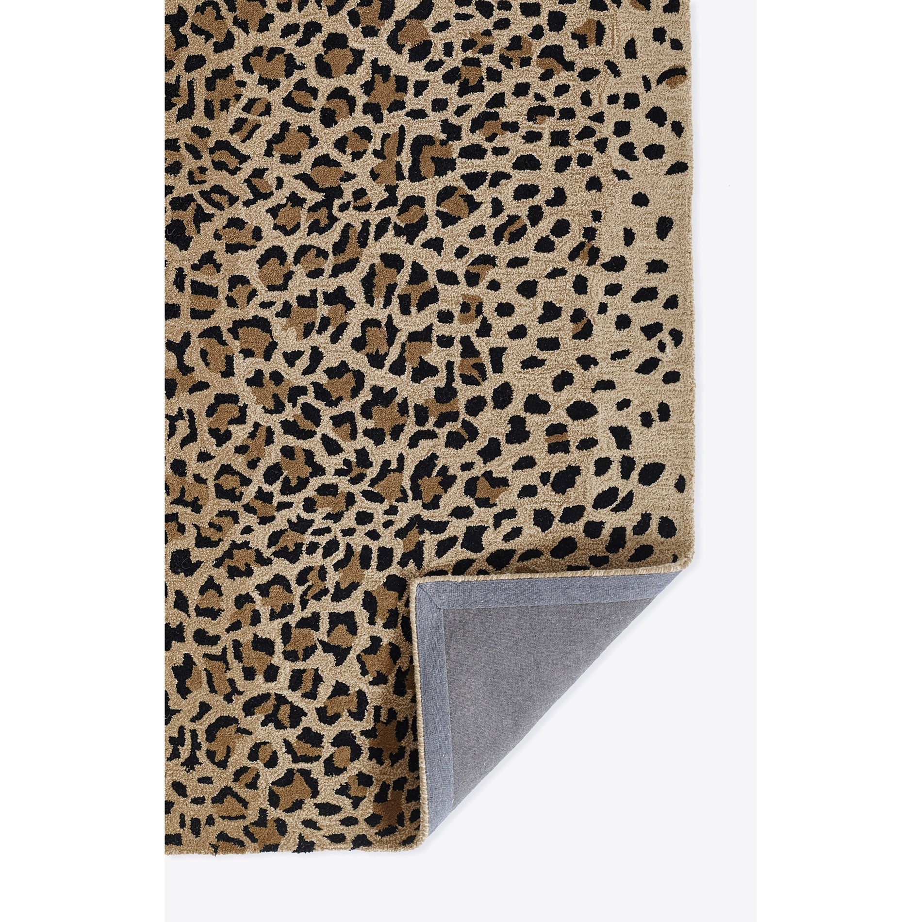 Erin Gates by Momeni Woodland Leopard Beige Hand Tufted Wool Area Rug