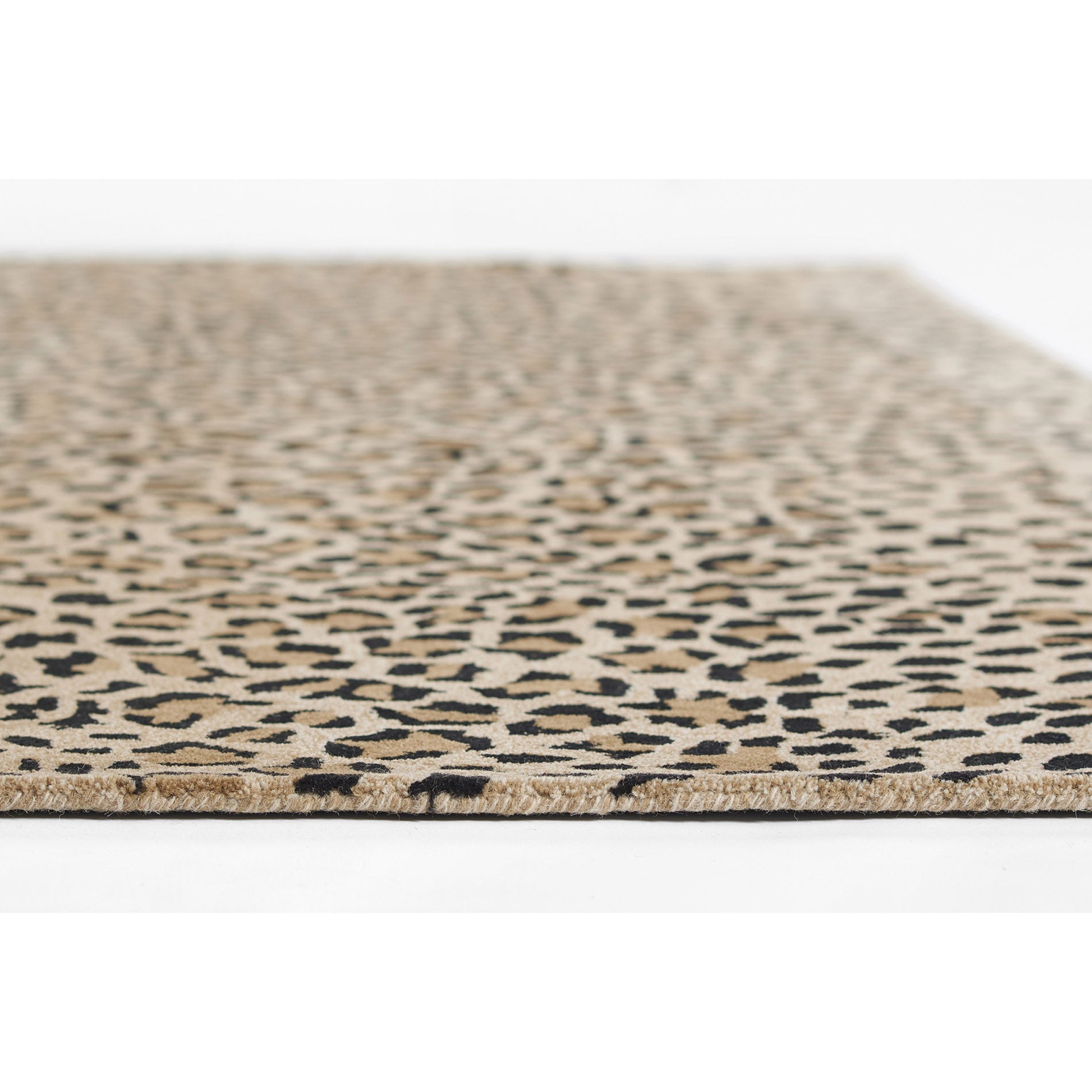 Erin Gates by Momeni Woodland Leopard Beige Hand Tufted Wool Area Rug