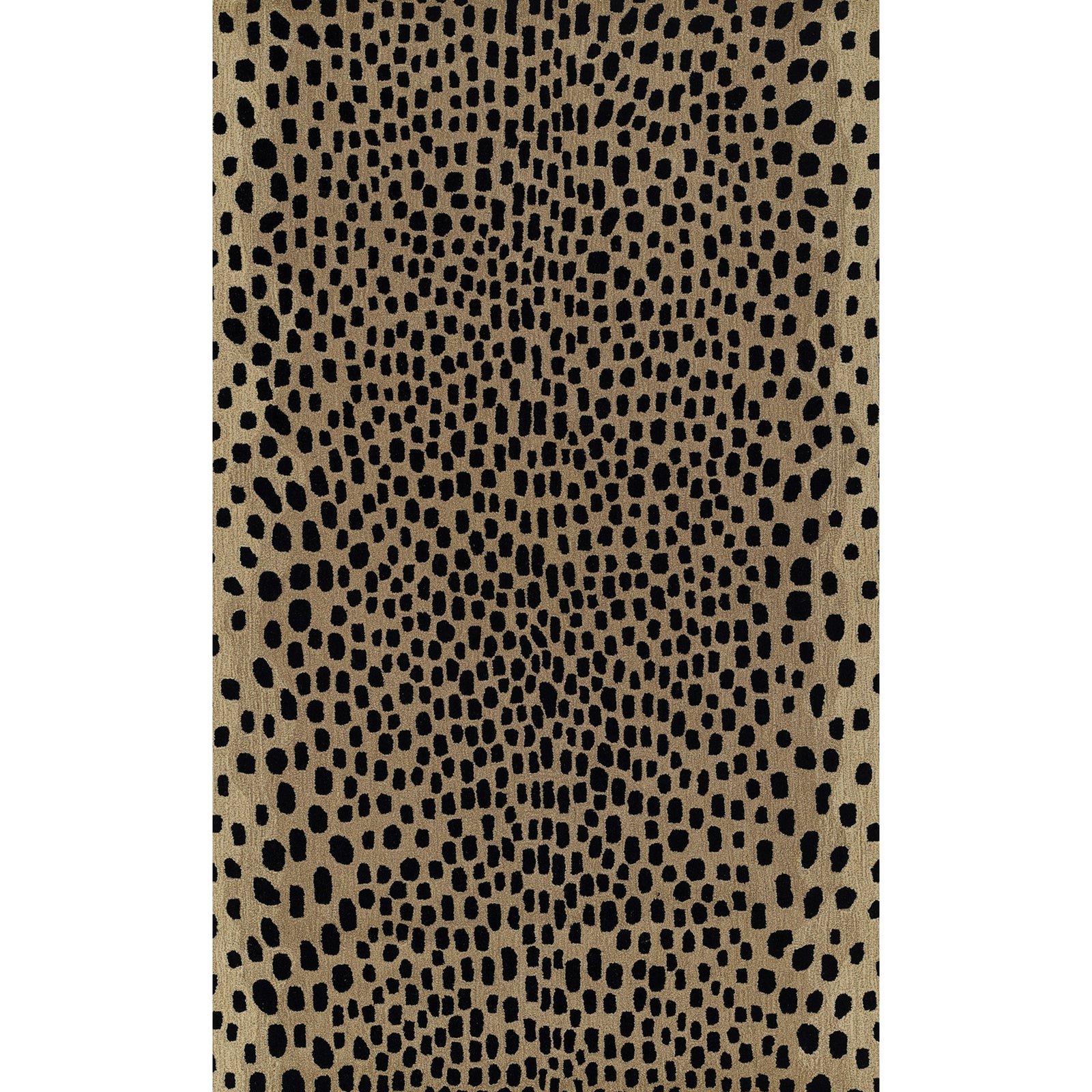 Erin Gates by Momeni Woodland Cheetah Beige Hand Tufted Wool Area Rug