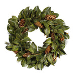 Magnolia Mix Pine Wreath