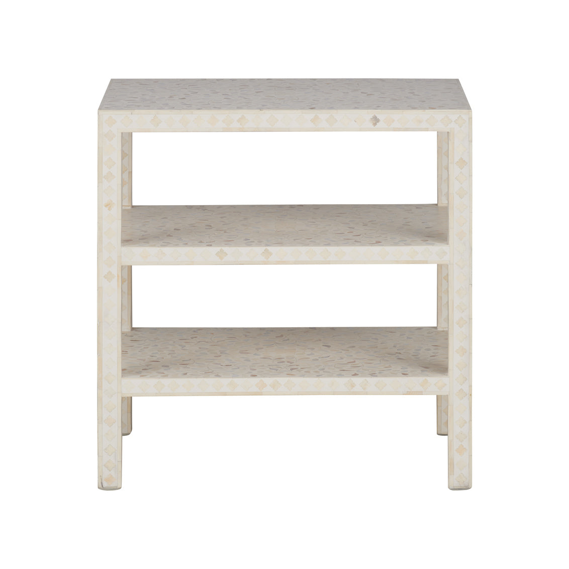 Leaf Inlay Side Table