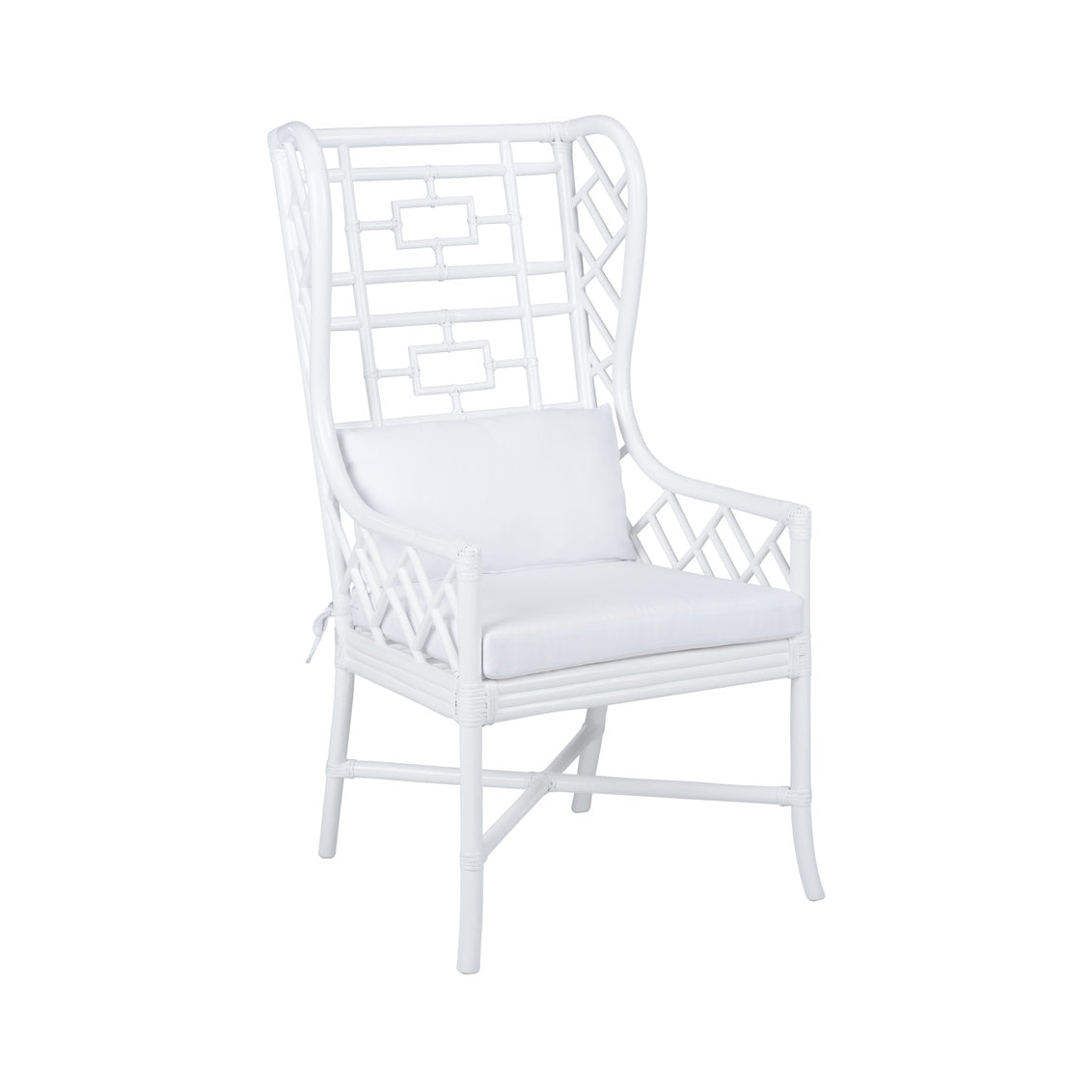 Gwyneth Wing Chair - Pure White