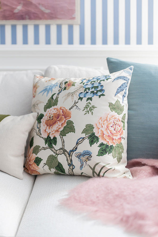 Anshun Paprika and Blue Floral (Last Chance)