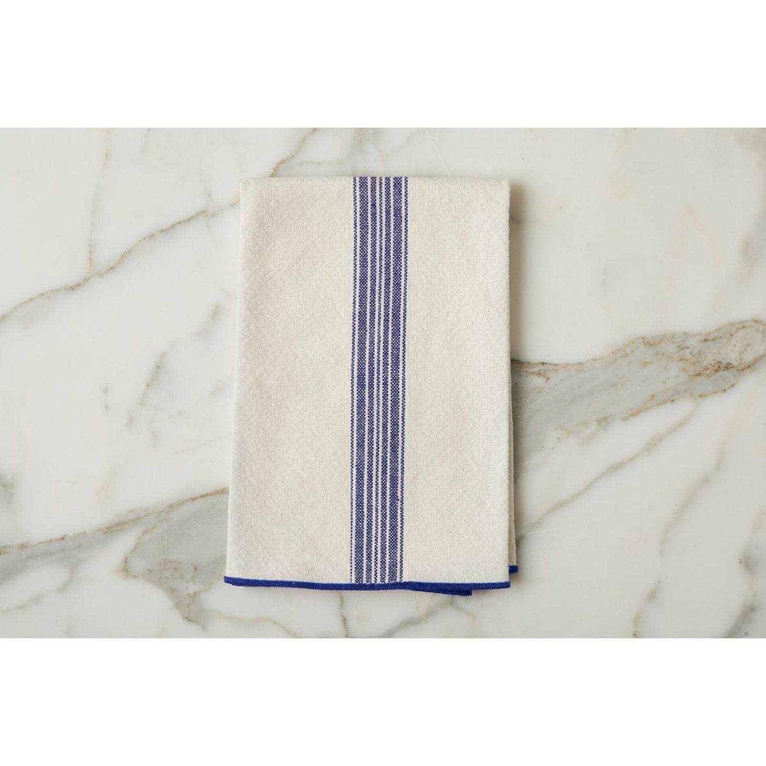 Dinner Napkins, Vintage Blue Stripe, Set of 4