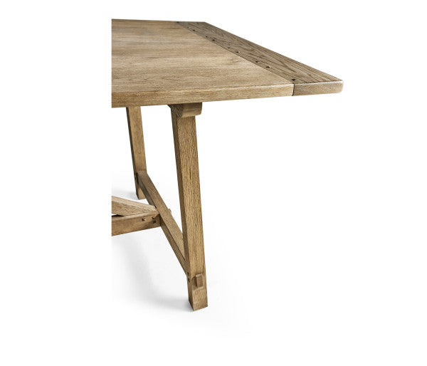 Timeless Sidereal French Laundry Dining Table 125" in Chestnut