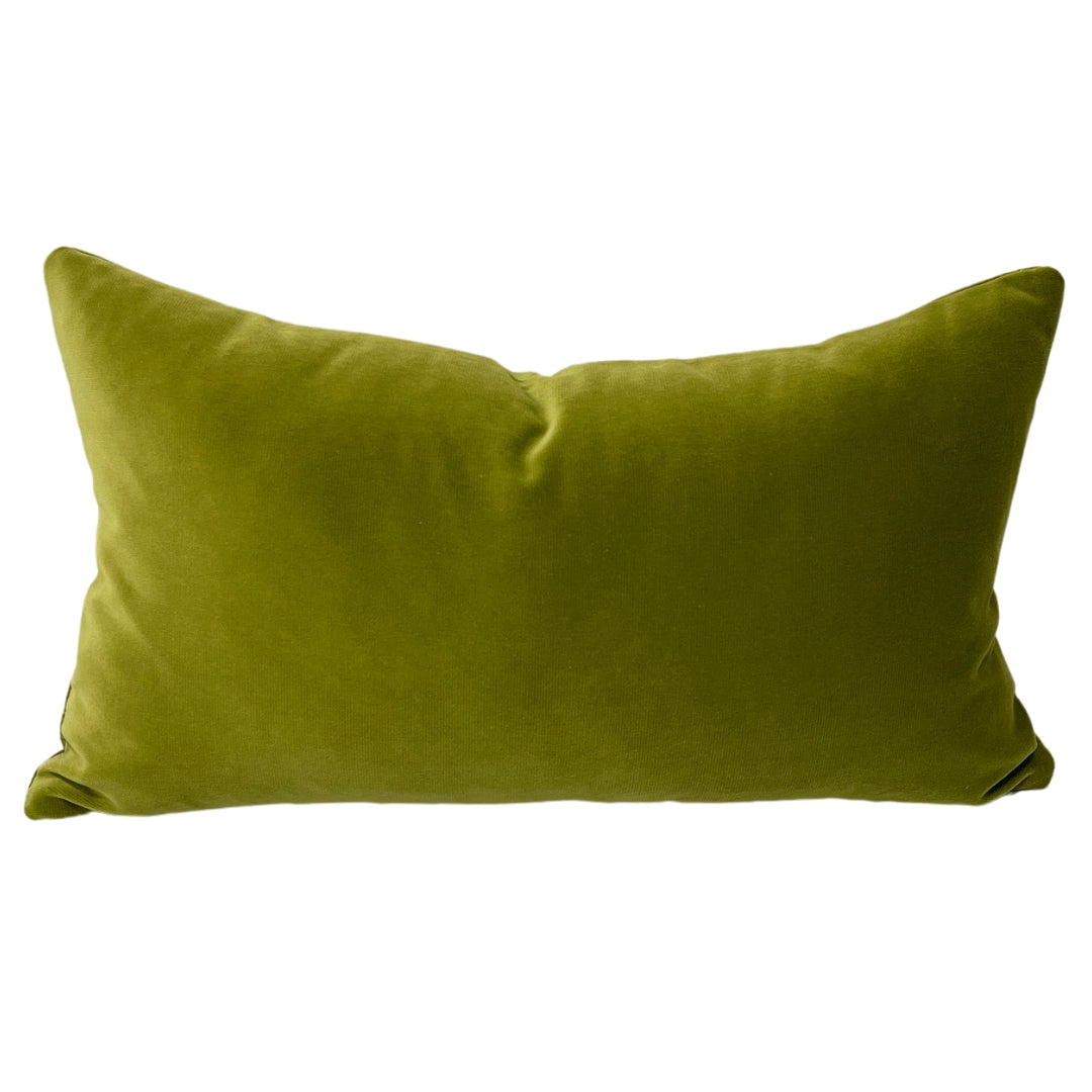 Bright Olive Green Velvet (Last Chance)