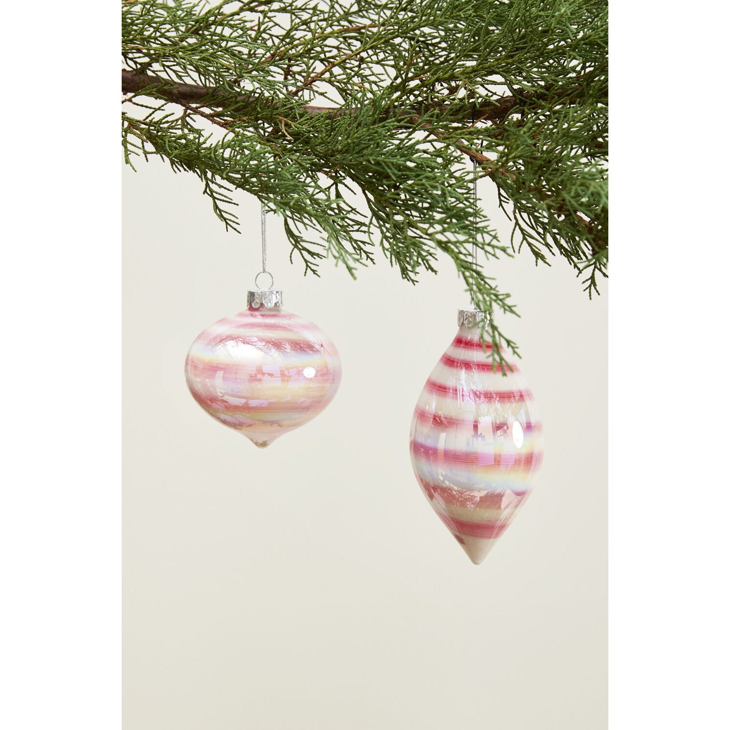 Candy Swirl Ornament - Set of 6