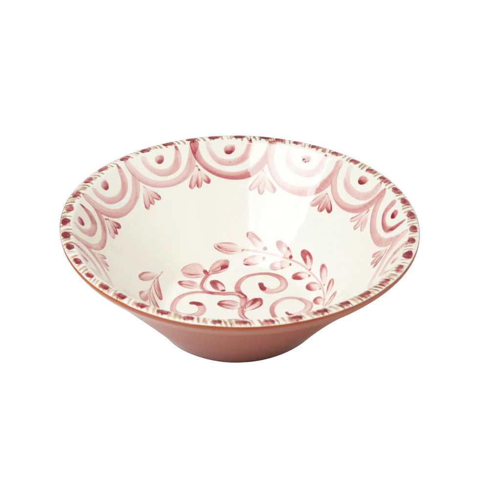 Casa Nuno Pink/White Bowl