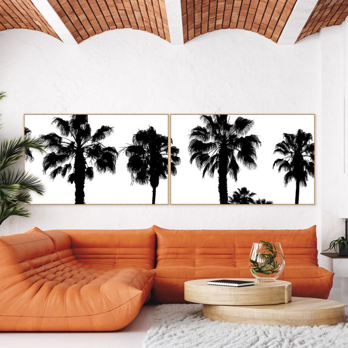 Elysian Palm Diptych, 2