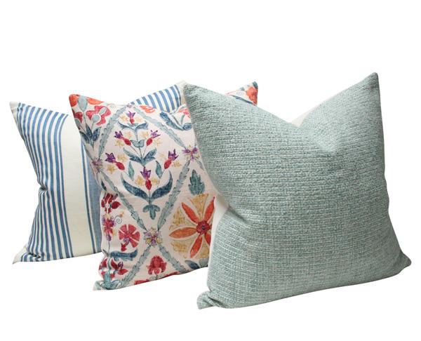 Summerville Linen Stripe Ocean Blue (Last Chance)