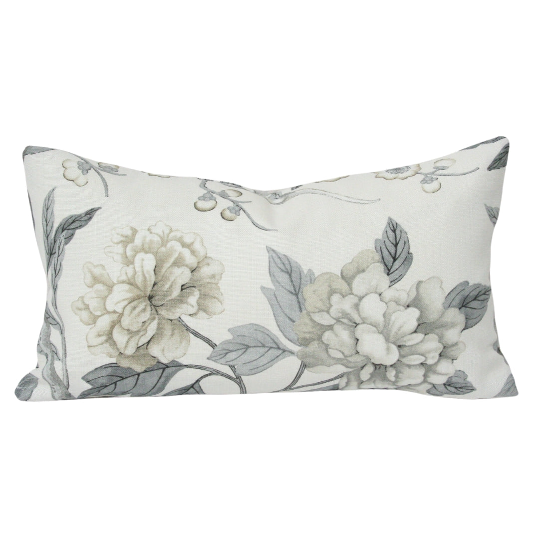 Emperor's Garden Grey Floral (Last Chance)