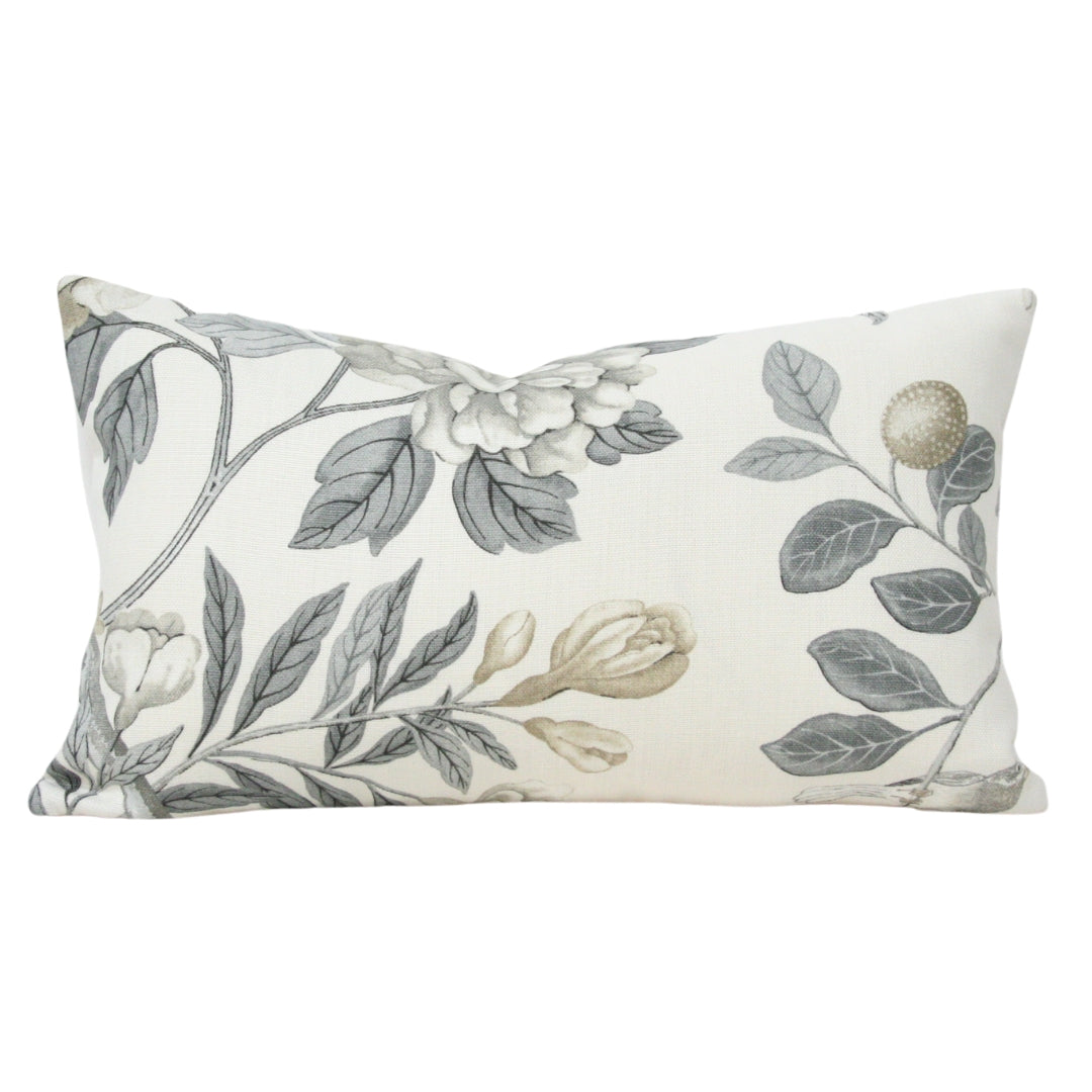 Emperor's Garden Grey Floral (Last Chance)