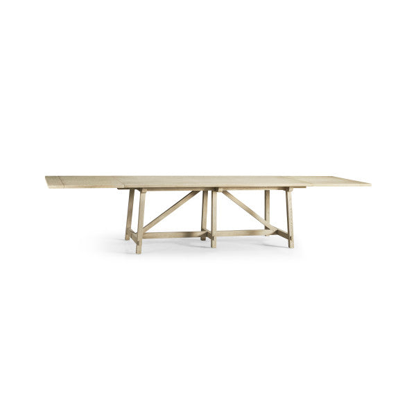 Timeless Sidereal French Laundry Table 96" in Stripped Oak